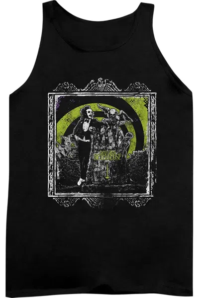 Gildan Beetlejuice Here Lies Adult Tank Top In Black