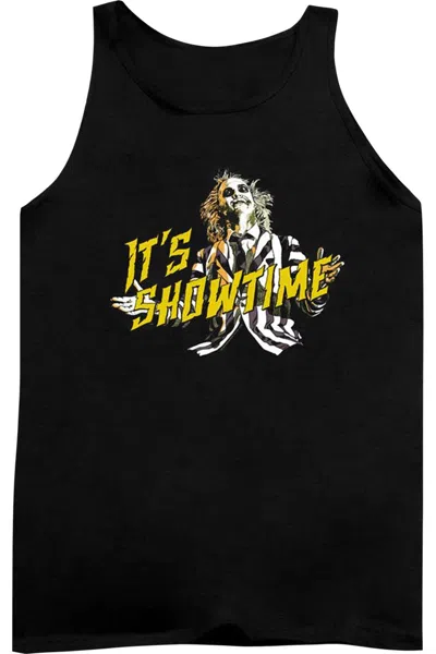 Gildan Beetlejuice Showtime Adult Tank Top In Black