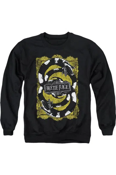 Gildan Beetlejuice We Got Worms Adult Crewneck Sweatshirt In Black
