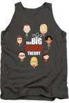 Gildan Big Bang Theory Emojis Adult Tank Top In Pink