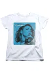Gildan Birds Of Prey Blue Canary Short Sleeve Women´s Tee / T-shirt In White