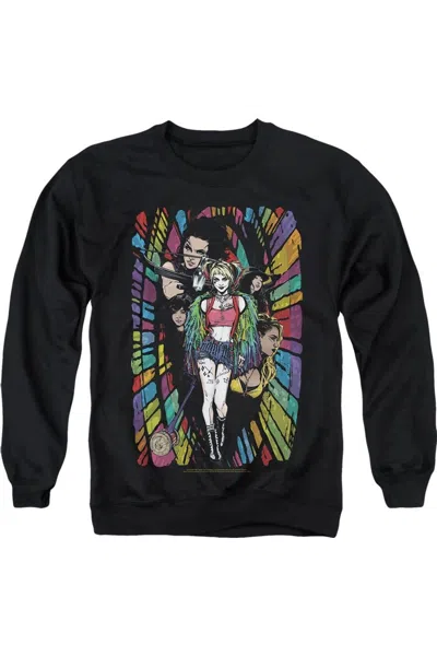 Gildan Birds Of Prey Color Corridor Adult Crewneck Sweatshirt In Black