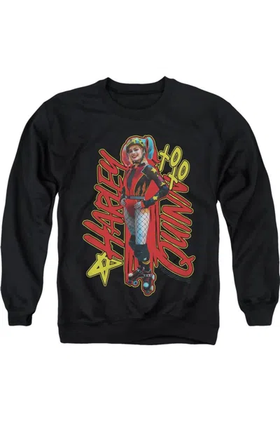 Gildan Birds Of Prey Harleymania Adult Crewneck Sweatshirt In Black