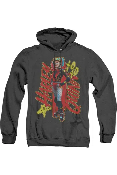 Gildan Birds Of Prey Harleymania Adult Heather Hoodie / Hooded Sweatshirt In Black