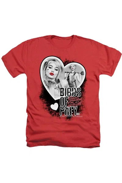 Gildan Birds Of Prey Heart Harley Adult Heather Tee / T-shirt In Red