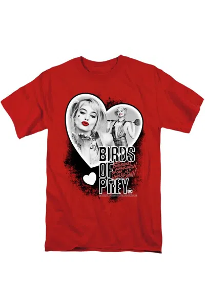 Gildan Birds Of Prey Heart Harley Short Sleeve Adult Tee / T-shirt In Red
