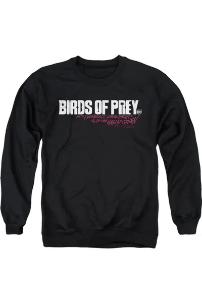 Gildan Birds Of Prey Horizontal Logo Adult Crewneck Sweatshirt In Black