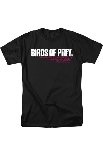 Gildan Birds Of Prey Horizontal Logo Short Sleeve Adult Tall Tee / T-shirt In Black