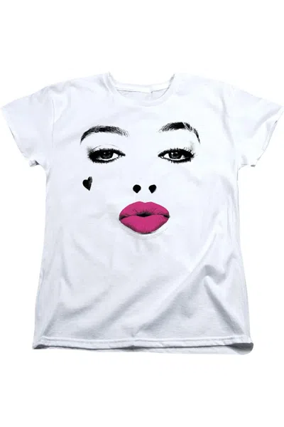 Gildan Birds Of Prey Kiss Short Sleeve Women´s Tee / T-shirt In White
