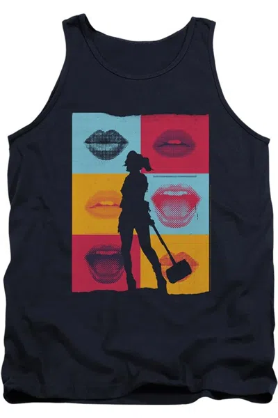 Gildan Birds Of Prey Lips Adult Tank Top In Blue