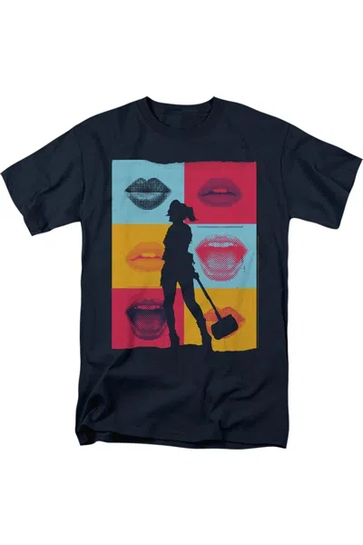 Gildan Birds Of Prey Lips Short Sleeve Adult Tee / T-shirt In Blue