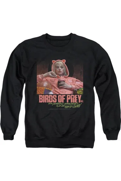 Gildan Birds Of Prey Love Stinks Adult Crewneck Sweatshirt In Black