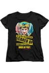 Gildan Birds Of Prey Scared Of Short Sleeve Women´s Tee / T-shirt In Black