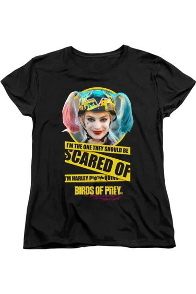 Gildan Birds Of Prey Scared Of Short Sleeve Women´s Tee / T-shirt In Black