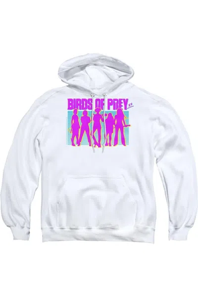 Gildan Birds Of Prey Silhouettes Adult Pull Over Hoodie / Hooded Sweatshirt In White