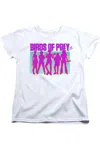 Gildan Birds Of Prey Silhouettes Short Sleeve Women´s Tee / T-shirt In White