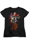 Shop Gildan Black Adam Black Adam Character Bolt Short Sleeve Women´s Tee / T-shirt
