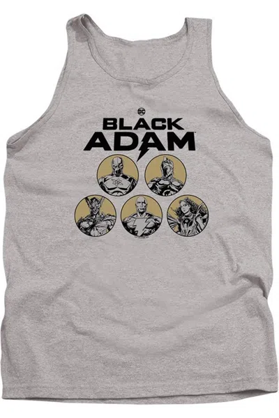 Gildan Black Adam Black Adam Contrast Group Adult Tank Top In Multi