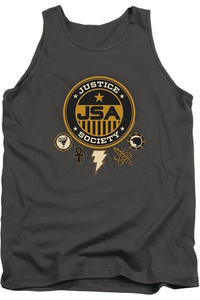 Gildan Black Adam Black Adam Justice Society Adult Tank Top In Pink