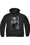 Gildan Blue Beetle (2023) Beetle Heads Up Adult Pull Over Hoodie / Hooded Sweatshirt In Black