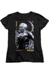 Gildan Blue Beetle (2023) Beetle Heads Up Short Sleeve Women´s Tee / T-shirt In Black