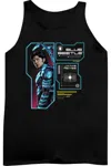 Gildan Blue Beetle (2023) Data Read Out Adult Tank Top In Black
