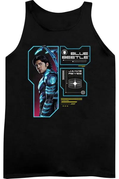 Gildan Blue Beetle (2023) Data Read Out Adult Tank Top In Black