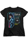 Gildan Blue Beetle (2023) Data Read Out Short Sleeve Women´s Tee / T-shirt In Black