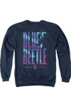 Gildan Blue Beetle (2023) Hero Host Adult Crewneck Sweatshirt In Blue