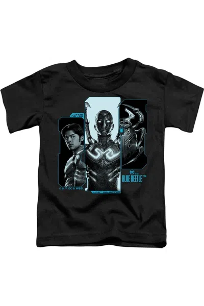 Gildan Kids' Blue Beetle (2023) Host Reyes Short Sleeve Youth Tee / T-shirt In Black