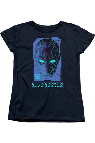 Gildan Blue Beetle (2023) Large Mask Short Sleeve Women´s Tee / T-shirt