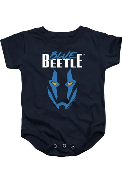 Gildan Kids' Blue Beetle (2023) Mask Infant Snapsuit