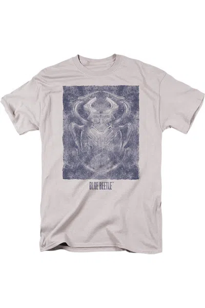 Gildan Blue Beetle (2023) Relic Beetle Short Sleeve Adult Tee / T-shirt In Silver