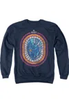 Gildan Blue Beetle (2023) Reyes Courage Adult Crewneck Sweatshirt In Blue