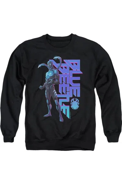 Gildan Blue Beetle (2023) Standing Adult Crewneck Sweatshirt In Black