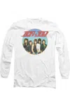 Gildan Bon Jovi Bon Sphere Long Sleeve Adult Tee / T-shirt In White