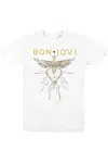 Gildan Bon Jovi Greatest Hits Short Sleeve Adult Tee / T-shirt In White