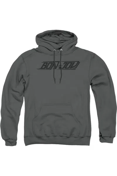 Gildan Bon Jovi New Logo Adult Pull Over Hoodie In Pink