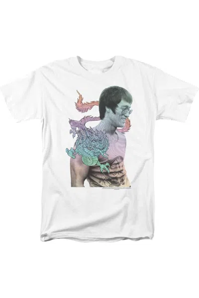 Gildan Bruce Lee A Little Bruce Short Sleeve Adult Tee / T-shirt In White