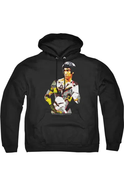 Gildan Bruce Lee Body Of Action Adult Pull Over Hoodie In Black