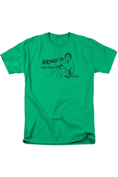 Gildan Bruce Lee Brush Lee Short Sleeve Adult Tee / T-shirt In Green