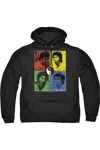 Gildan Bruce Lee Enter Color Block Adult Pull Over Hoodie In Black