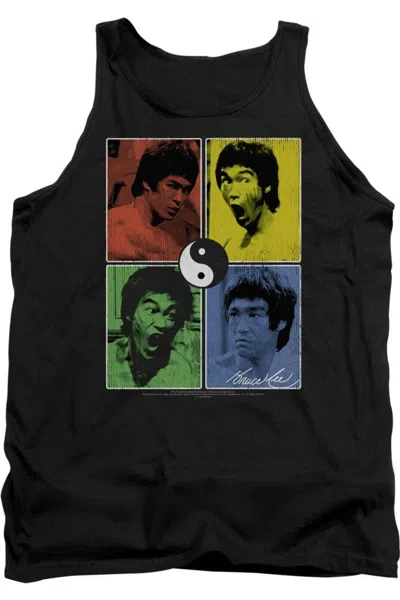Gildan Bruce Lee Enter Color Block Adult Tank In Black