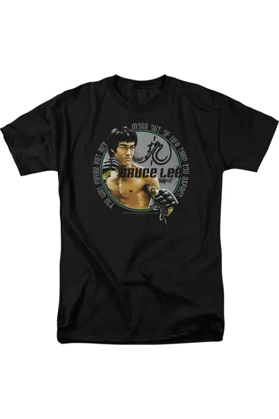 Gildan Bruce Lee Expectations Short Sleeve Adult Tee / T-shirt In Black