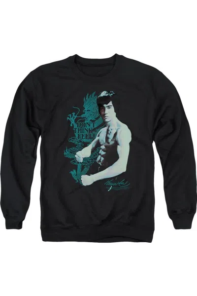 Gildan Bruce Lee Feel Adult Crewneck Sweatshirt In Black