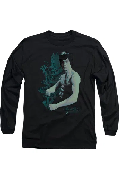 Gildan Bruce Lee Feel Long Sleeve Adult Tee / T-shirt In Black