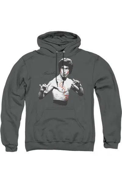 Gildan Bruce Lee Final Confrontation Adult Pull Over Hoodie In Pink