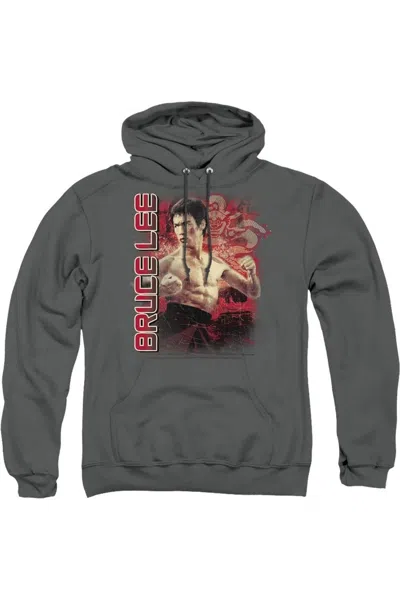 Gildan Bruce Lee Fury Adult Pull Over Hoodie In Pink