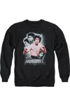 Gildan Bruce Lee Inner Fury Adult Crewneck Sweatshirt In Black