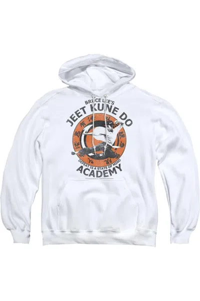 Gildan Bruce Lee Jeet Kune Adult Pull Over Hoodie In White